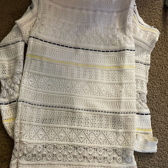 Ronny kobo white crochet dress Beautiful - Picture 5 of 9